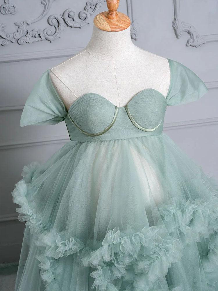 Maternity Tulle Dress Suitable For Maternity Photography Robes And Baby Shower Dresses