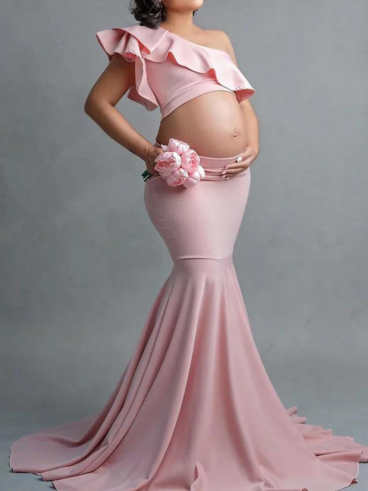 Plus Size Mermaid Wedding Dresses Maternity Dresses, Photo Shoot Dresses, Baby Shower Dresses