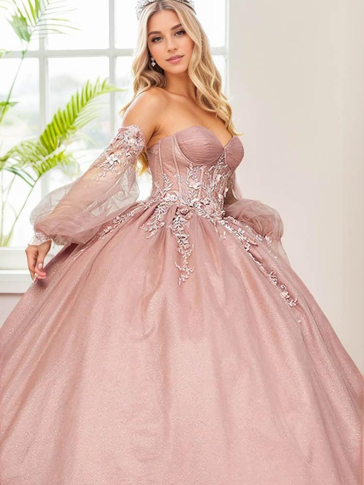 Wedding Dress Sale Pink Strapless Ball Gown Evening Dress Photography Dress