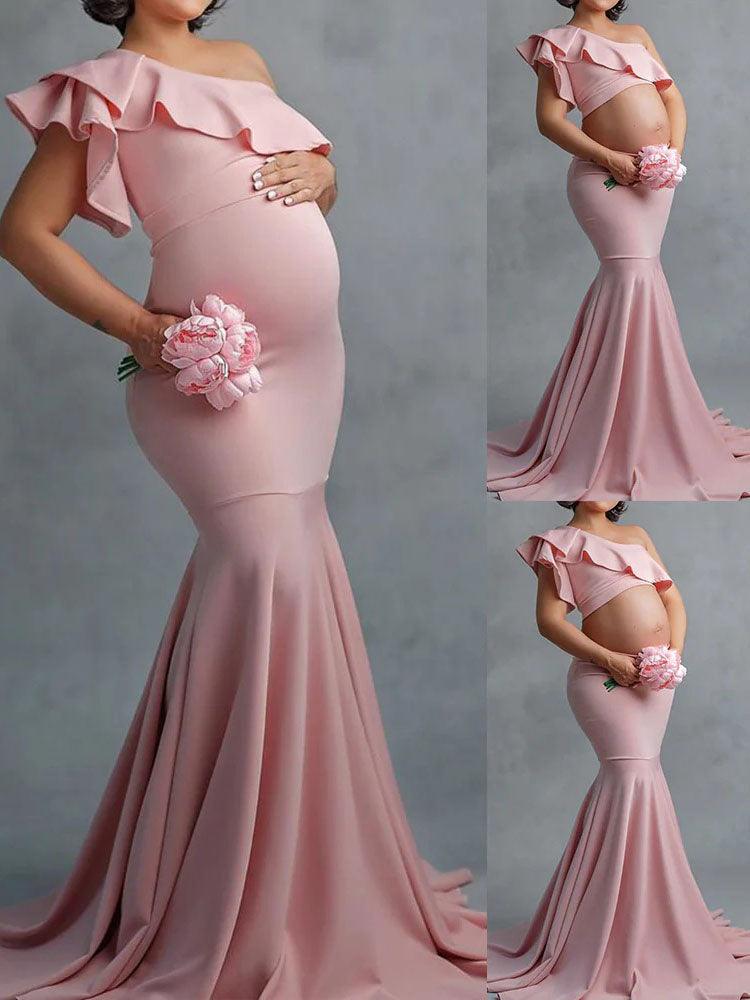 Plus Size Mermaid Wedding Dresses Maternity Dresses, Photo Shoot Dresses, Baby Shower Dresses