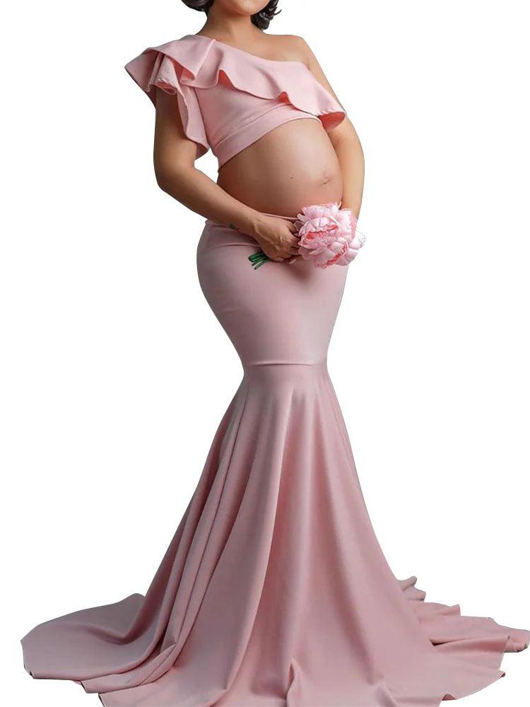 Plus Size Mermaid Wedding Dresses Maternity Dresses, Photo Shoot Dresses, Baby Shower Dresses