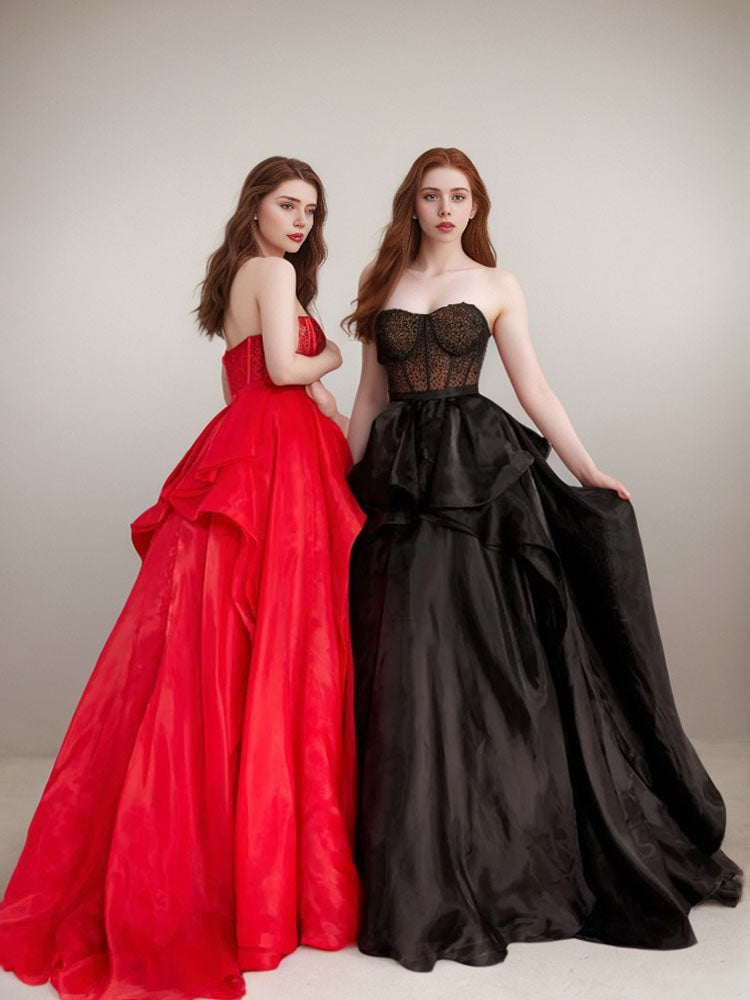 Ball Gown Gown Long Corset Dress Suitable For Photo Shoots