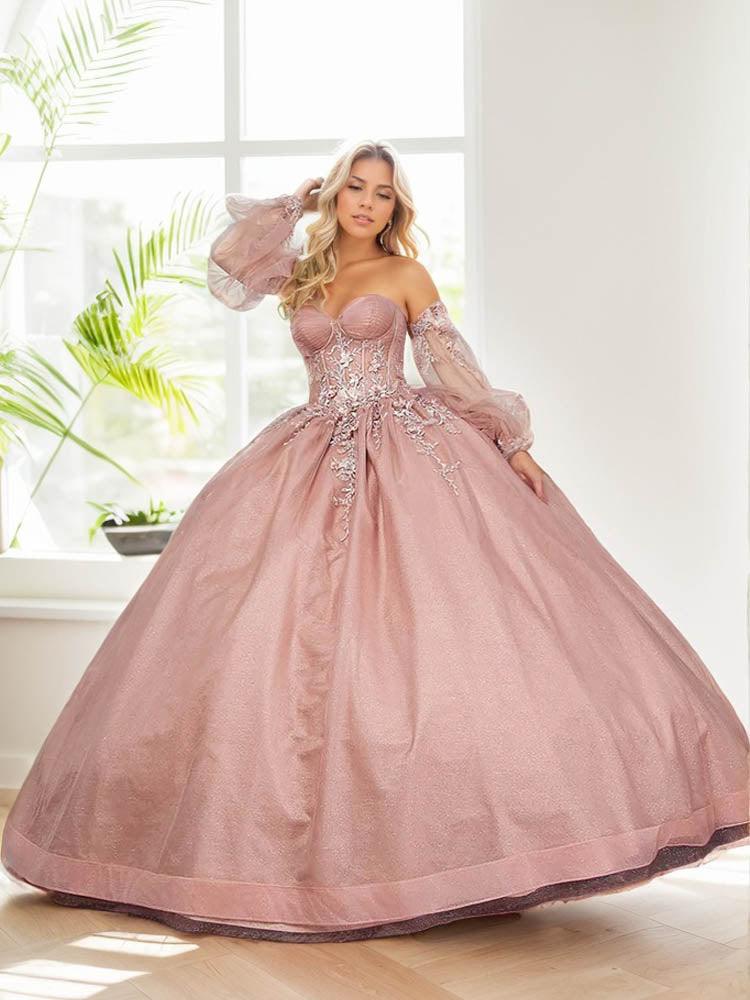 Wedding Dress Sale Pink Strapless Ball Gown Evening Dress Photography Dress