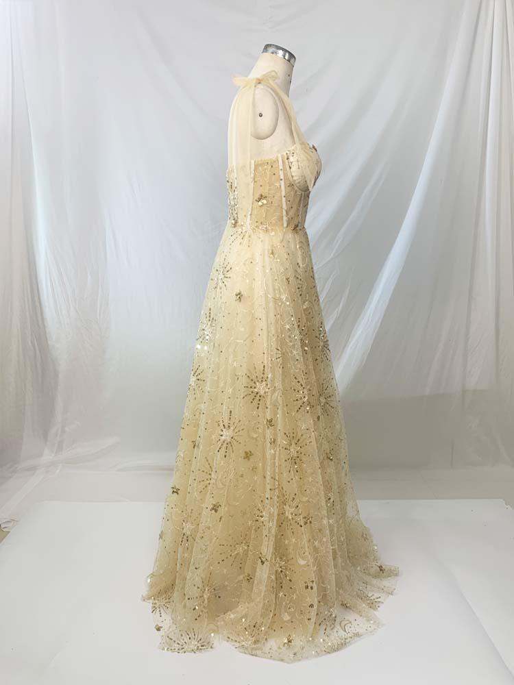 Sequin Dress For Women Champagne Ball Gown